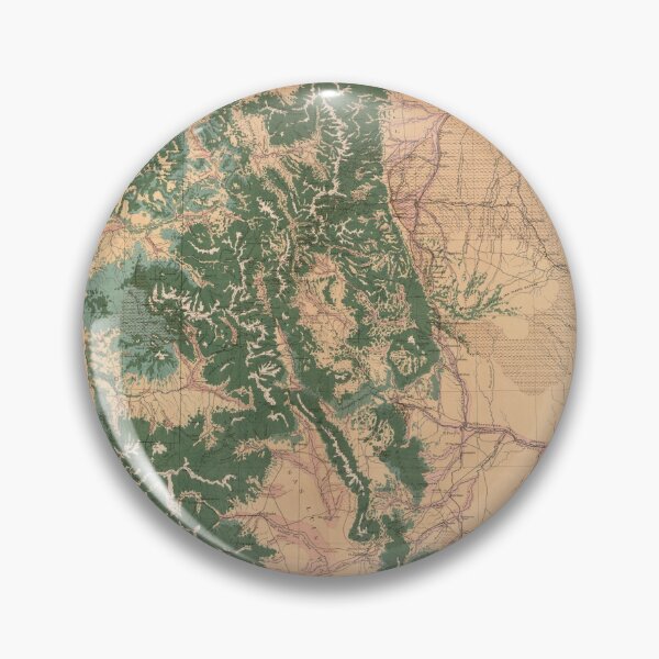 Item preview, Vintage Colorado Natural Resources Map (1877) designed and sold by BravuraMedia.