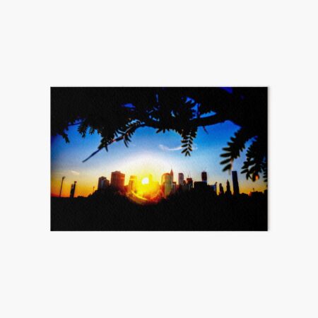 Artikel-Vorschau von Manhattan-Skyline-Sonnenuntergang, designt und verkauft von Paul Thompson Photography.