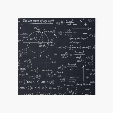 Amazing World Of Mathematics Art Board Print for Sale by Vector Scout