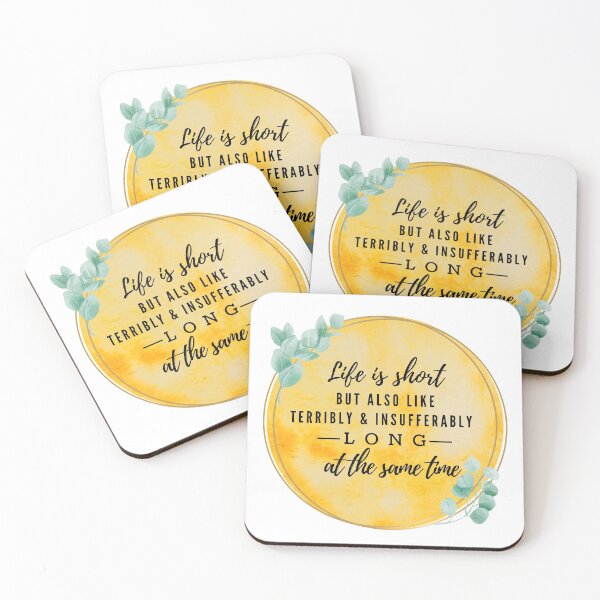 Item preview, Life is Short-Jenna Marbles Quote designed and sold by Laura Montalvo.