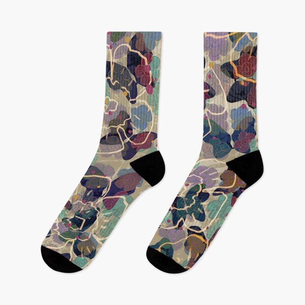 Item preview, Butterflowers French Grey designed and sold by Big Fat Arts.