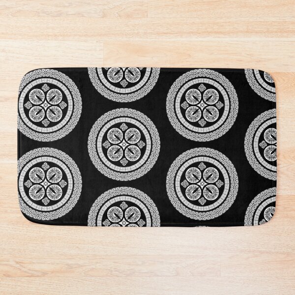 Item preview, black and white MANDALA designed and sold by Hagar Cohen.