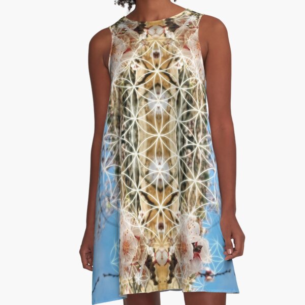 Flower of Life A-Line Dress