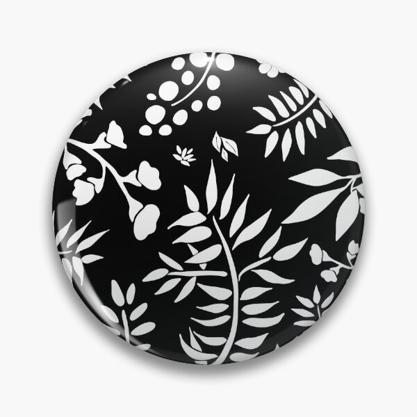 Artikelvorschau, Botanisches Muster schwarz & weiß entworfen und verkauft von BrankaPD.