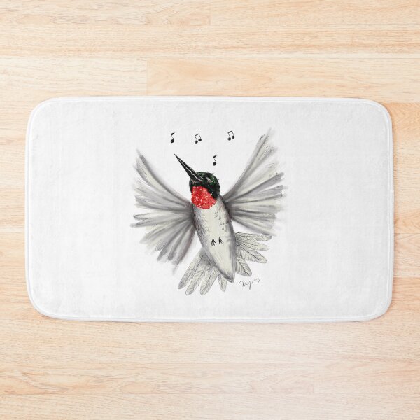 Item preview, Ruby Throated Hummingbird designed and sold by ninayoungart.