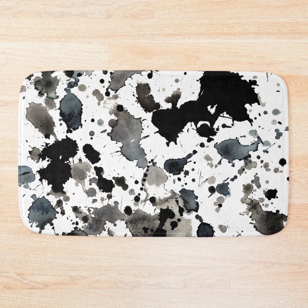 Item preview, Black and Grey, Watercolour Paint Splatter designed and sold by SaltySerenity.