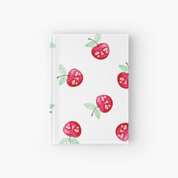 Oh, Cherie! Pattern White Background Hardcover Journal