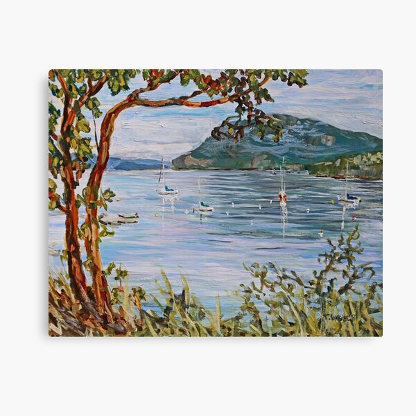 Morning Promise Village Bay Canvas Print