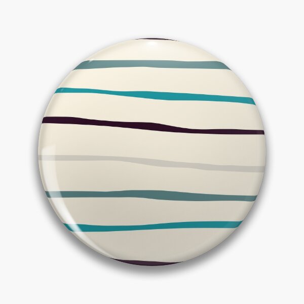 Item preview, Irregular hand drawn horizontal stripes blue & beige designed and sold by BrankaPD.