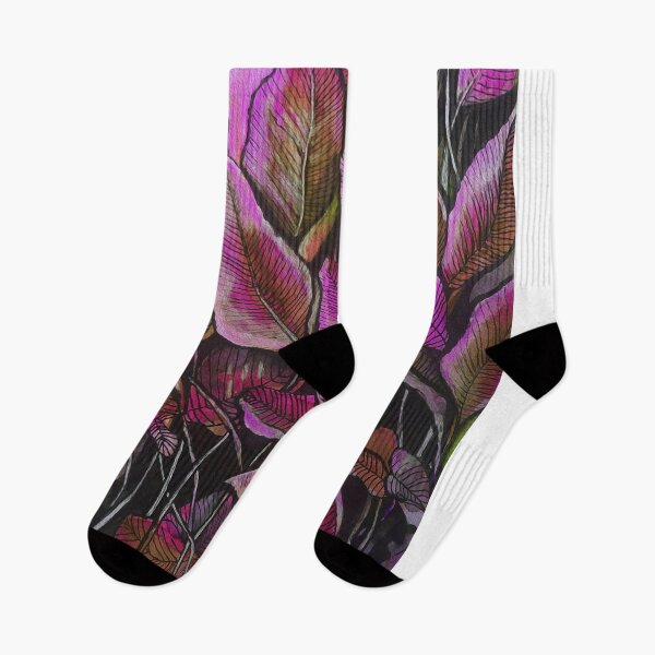 Item preview, PINK THAI LEAVES designed and sold by Maya Kayali Alem.