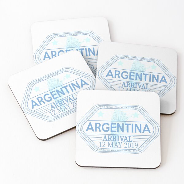 Item preview, Argentina Passport Arrival Stamp designed and sold by avionbubble.