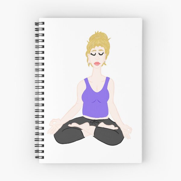 Item preview, Lotus position  blonde female designed and sold by jessieartsdaily.