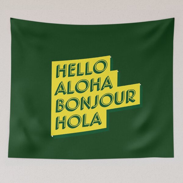 Item preview, Hello Aloha Bonjour Hola  designed and sold by KarolinaPaz.