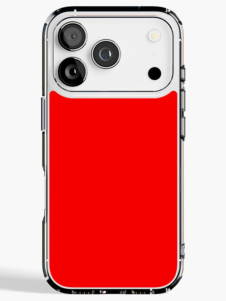 Thumbnail 1 of 5, iPhone Case, Solid Red Color Face designed and sold by Sergey S.