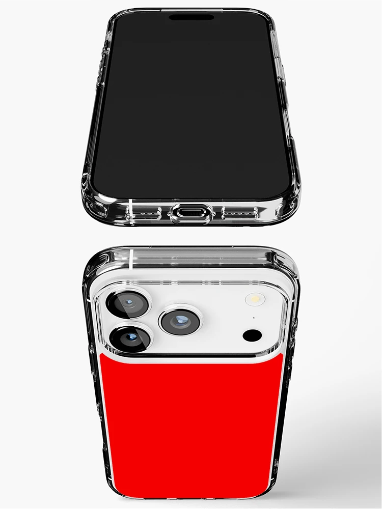 Thumbnail 3 of 5, iPhone Case, Solid Red Color Face designed and sold by Sergey S.