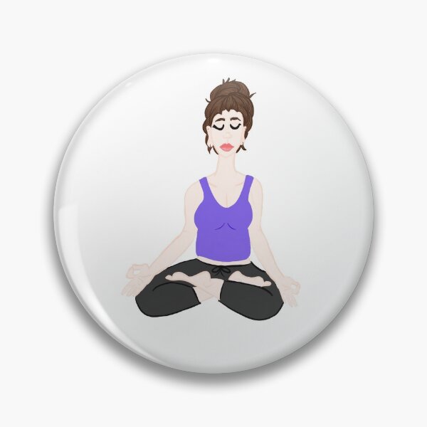 Item preview, Lotus position brunette female designed and sold by jessieartsdaily.