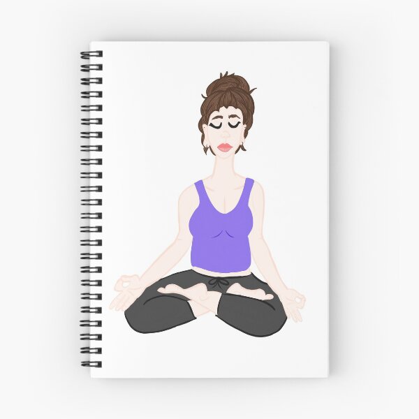Item preview, Lotus position brunette female designed and sold by jessieartsdaily.