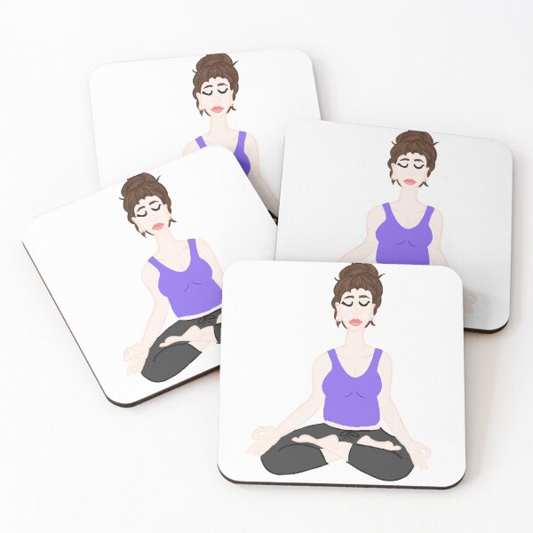 Item preview, Lotus position brunette female designed and sold by jessieartsdaily.