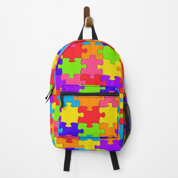 Item preview, Jigsaw pattern multicolour design designed and sold by luvvvvvit.
