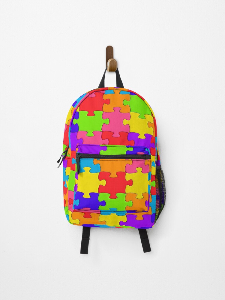 multicolour backpack