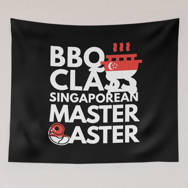 Item preview, Barbeque Class Singaporean Master Baster designed and sold by HelloFromAja.