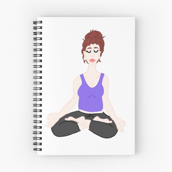 Item preview, Lotus position red headed female designed and sold by jessieartsdaily.