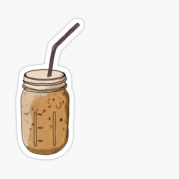 iced coffee Sticker for Sale by ahp00