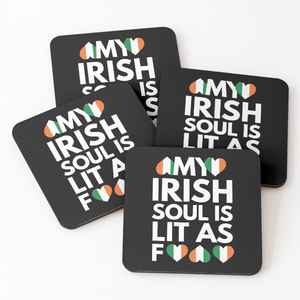 Item preview, My Irish Soul is Lit AF designed and sold by HelloFromAja.