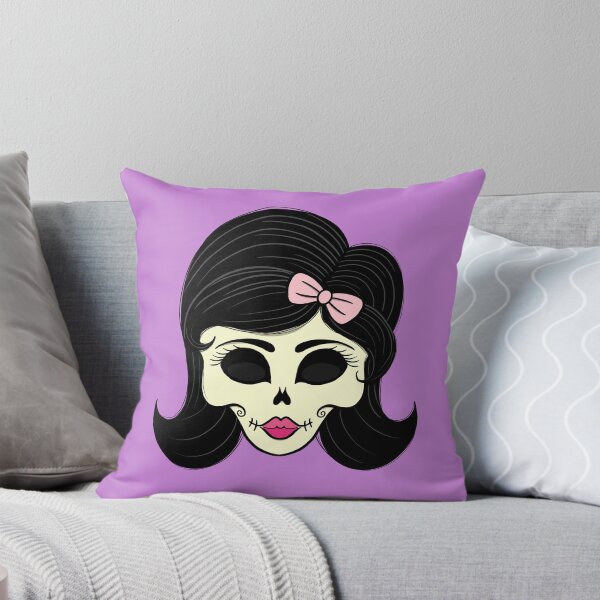 Item preview, Cute Sugar Skull Girl designed and sold by LucyGraphics.