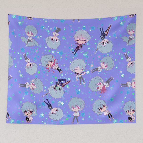 Item preview, NGE! Kaworu Nagisa Blanket! designed and sold by angsty-angst.