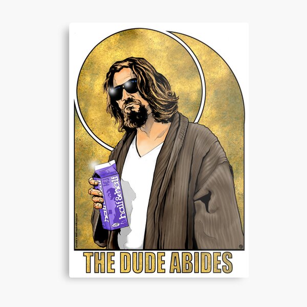 The Dude Big Lebowski Poster Metal Print