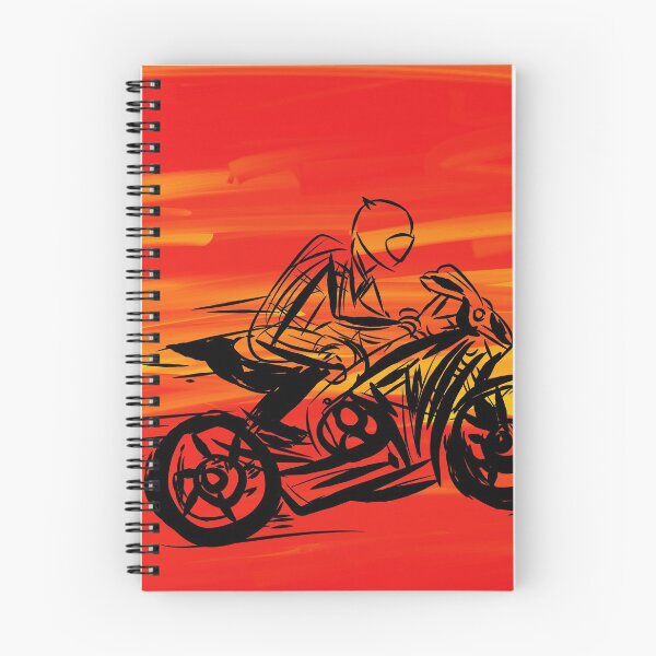 Item preview, sunset and motorbike rider painting | motorbike rider painting| motorbike rider abstract art  designed and sold by KARTICK DUTTA.