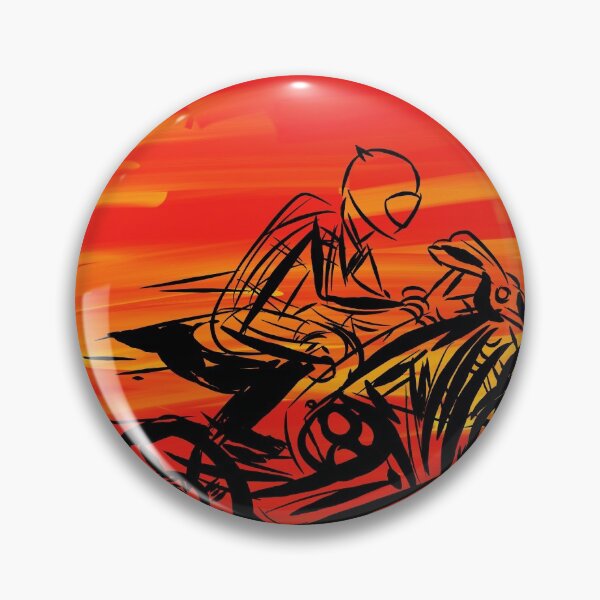 Item preview, sunset and motorbike rider painting | motorbike rider painting| motorbike rider abstract art  designed and sold by KARTICK DUTTA.