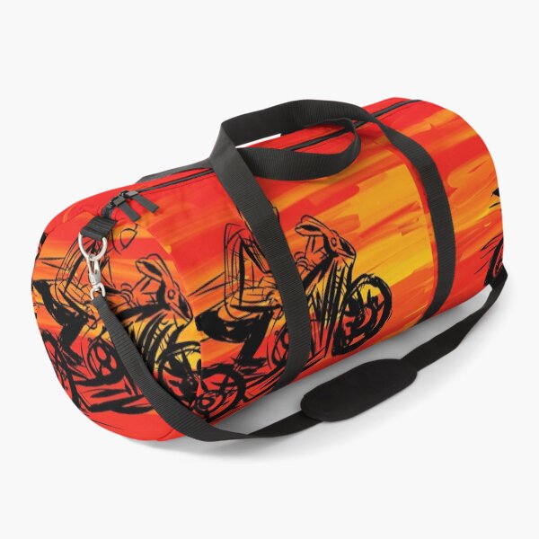 Item preview, sunset and motorbike rider painting | motorbike rider painting| motorbike rider abstract art  designed and sold by KARTICK DUTTA.