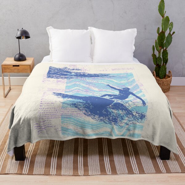 Item preview, Tropical Coast With Palm Trees, Rocks, Surfer designed and sold by JackJumpingsack.