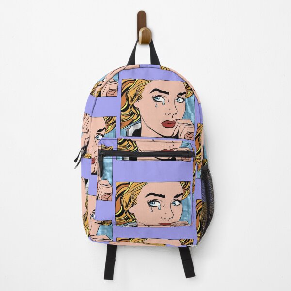 Item preview, Lichtenstein Style Pop Art Woman Crying designed and sold by Action Toons.