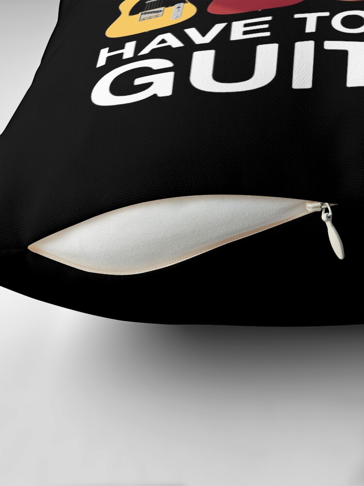Thumbnail 2 of 4, Pillow, You Can Never Have Too Many Guitars designed and sold by brandonv111.