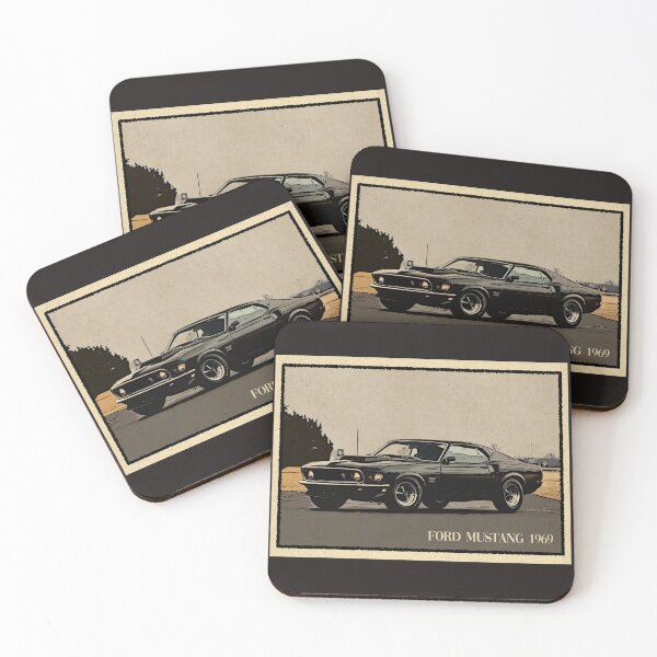 Item preview, Drive Into the Past with a Classic 1969 Ford Mustang designed and sold by TwoRabbits.