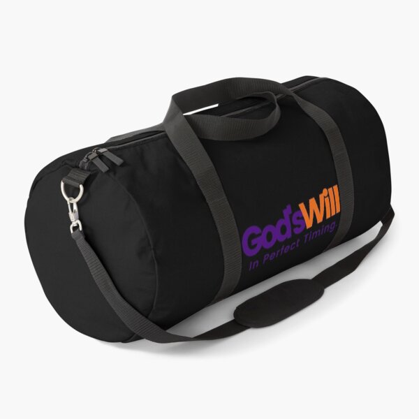 Item preview, God's Will - In Perfect Timing Purple and Orange Christian Design designed and sold by palmsandprints2.