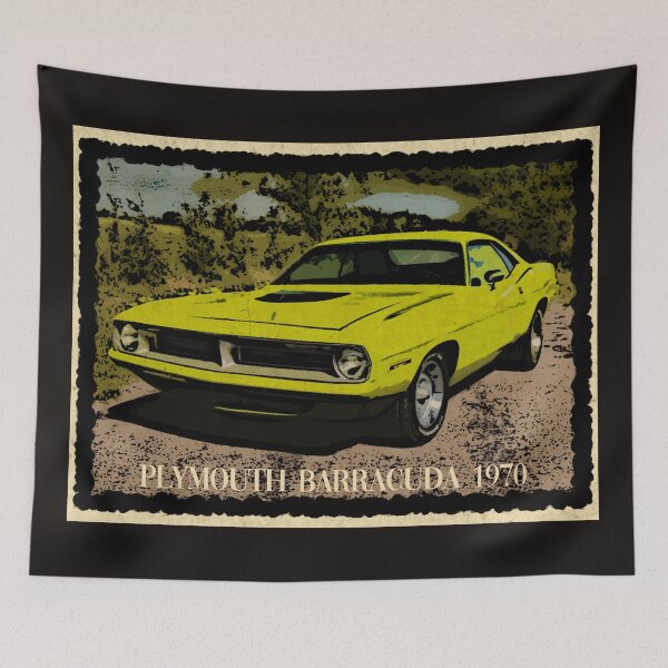 Item preview, Classic 1970 Plymouth Barracuda: A Muscle Car Icon designed and sold by TwoRabbits.