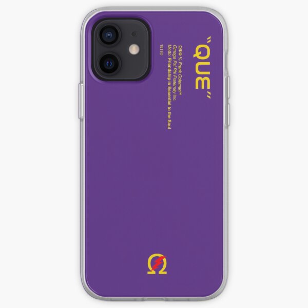 Omega Psi Phi Purple Phone Case iPhone Soft Case