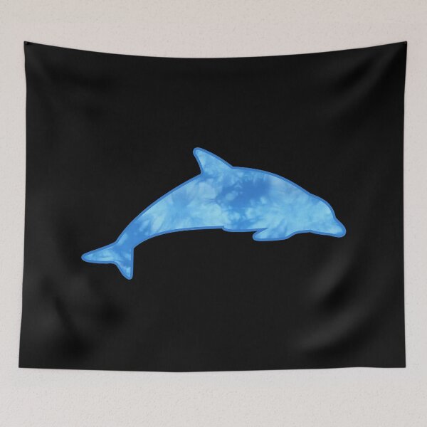 Item preview, Blue Tie Dye Dolphin designed and sold by DeadRight.