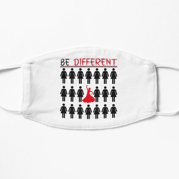 Be Different Flamenco - Black Flache Maske