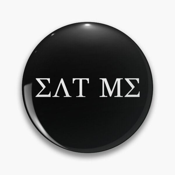 Item preview, Greek Letters Eat Me designed and sold by Finzer.