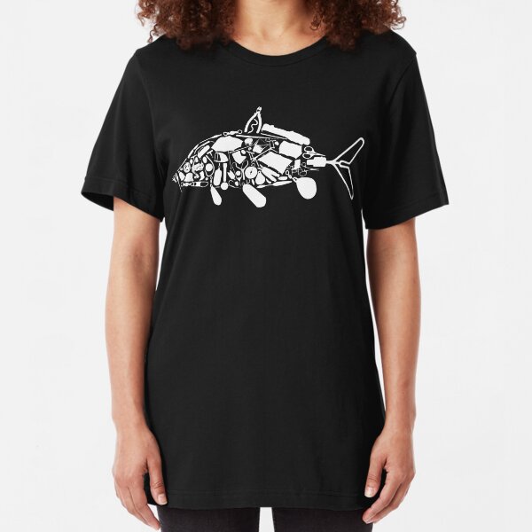 Carpy Diem - Dad's Fishing Shirt Slim Fit T-Shirt