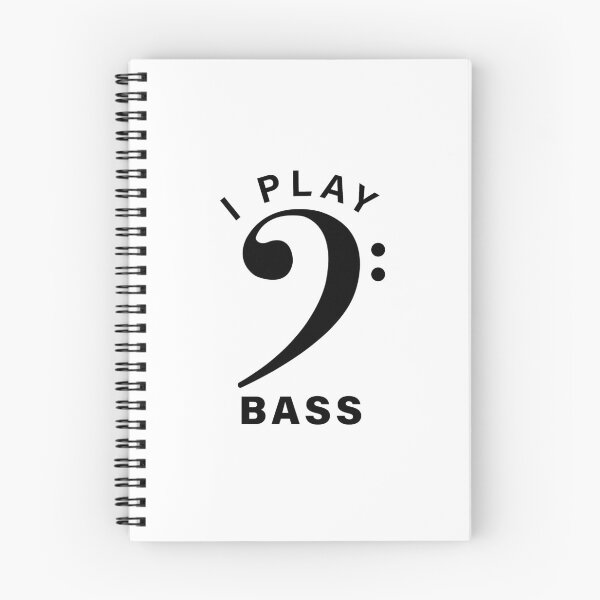 Item preview, I Play Bass - Bass Clef for Musicians designed and sold by JeanSzB.