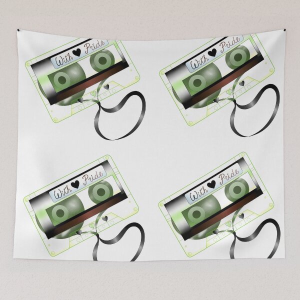 Item preview, Agender Pride Cassette Tape designed and sold by MetallicWings15.