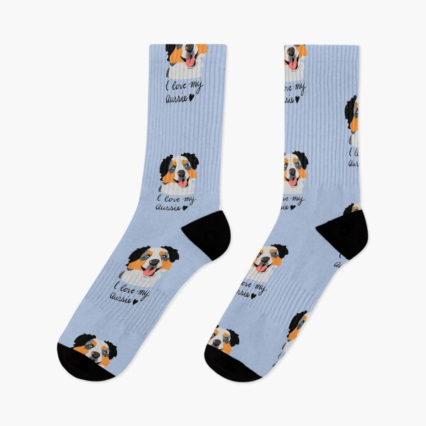 Item preview, I love my Aussie (Blue Merle) designed and sold by Mackenzie Todd.