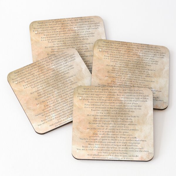 Item preview, Desiderata 8 - Inspirational Words of Wisdom Art - Sharon Cummings designed and sold by Sharon Cummings Art.