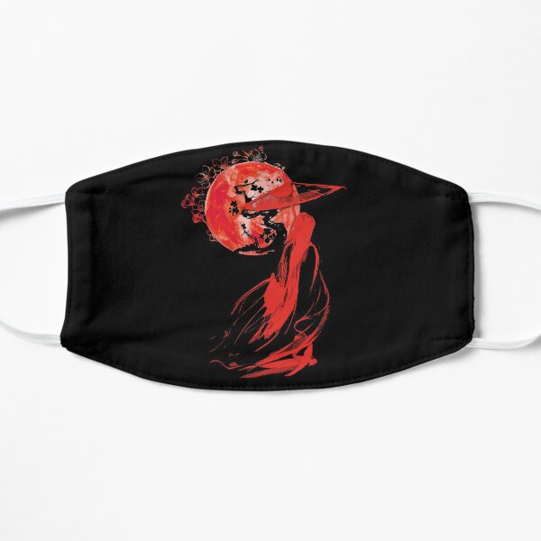 Japanische Geisha Flache Maske